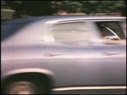 AMC Gremlin parks in front of U.S. Capitol Bldg. Stock Footage