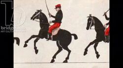 Animated 19th century zoetrope with man opening a door to a demon Stock Footage