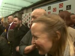 Q Awards Arrivals Stock Footage