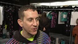 Designer Jeremy Scott presents cowboys and poodles inspired fashion collection Instructional Video