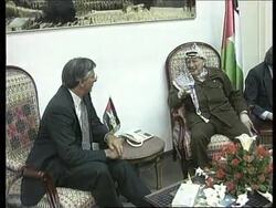 Gaza - Arafat meets with Ross News Clip