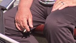 Anonymous People Smoking Street Scenes News Clip