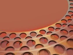 (Loop) Gears with Alpha channel Stock Footage