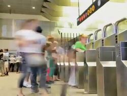 TIME LAPSE, Times Square Subway, New York City Stock Footage