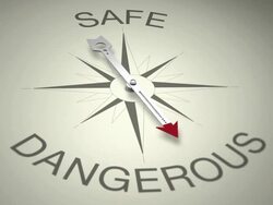 Safe Versus Dangerous Stock Footage