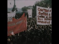 SYND 22 11 75 RALLY FOR GENERAL GOMES WHO LED THE CARNATION REVOLUTION News Clip