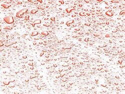 HD: Rain Drops Falling, then sliding over a Metal Surface Stock Footage