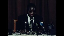 GS 9 12 81 PRIME MINISTER MUGABE PRESS CONFERENCE ON WAGES REALIGNMENT Instructional Video