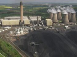 Drax Power Station Stock Footage
