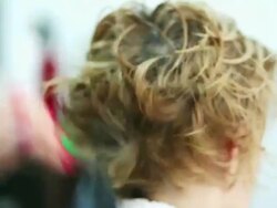 blow dry Stock Footage