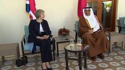 UK Prime Minister Theresa May meets various Middle Eastern Leaders on Bahrain visit News Clip