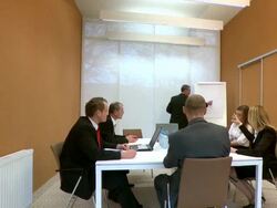 Business Conference Call Stock Footage