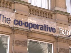 Co-Operative Bank Exterior Shots News Clip