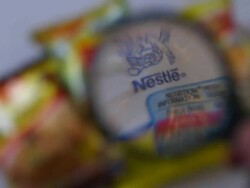 Nestle's Maggi under the government scanner in India Stock Footage