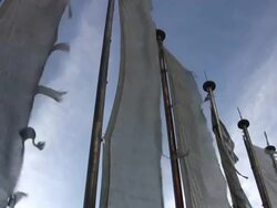 Prayer Flags - Bhutan Series Stock Footage