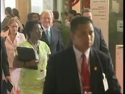 WRAP Australia ratifies Kyoto, Ban "time to act is now", protests News Clip