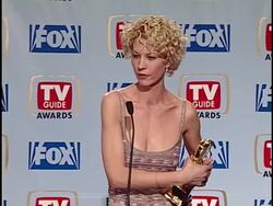 1999 TV Guide Awards press room Stock Footage