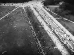 Dutch celebrate hot air ballooning anniversary Stock Footage