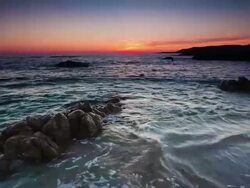 Sunset Sea Stock Footage