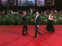 Anton Adasinskiy, Johannes Zeiler at the Faust premiere: Venice Film Festival 2011 at Venice . (Footage by WireImage Video/Getty Images Entertainment Video) Stock Footage