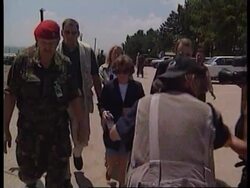 KOSOVO: UN WAR CRIMES PROSECUTOR ARBOUR VISIT (3) News Clip