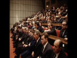 SYND 29/11/1970 JANOS KADAR ADDRESSES THE COMMUNIST PARTY AFTER HIS RE-ELECTION AS LEADER News Clip