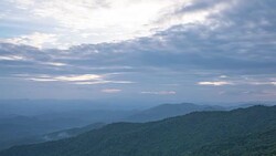 Mountain timelapse at dusk,Summer time Stock Footage