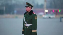 Tiananmen Square flag ceremony as National People's Congress starts News Clip