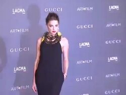 Amber Heard at LACMA Hosts 2012 Art + Film Gala Honoring Ed Ruscha And Stanley Kubrick Presented By Gucci Stock Footage