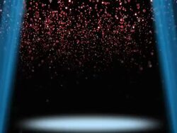 Glitter Blue Curtain Stock Footage