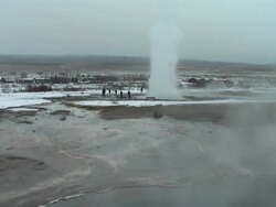 Strokkur geyser, Iceland Stock Footage