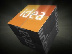 Idea cube Stock Footage