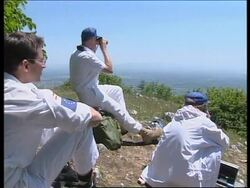 ALBANIA: WAVE OF REFUGEES CROSS BORDER FROM KOSOVO News Clip