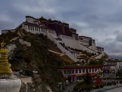 The Potala Palace,Tibet,China Stock Footage