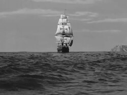 Model, Spanish galleon Stock Footage