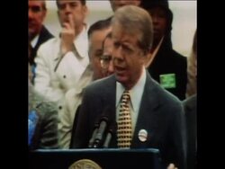 SYND 29 10 78 CARTER, BEGIN, SADAT PEACE TALKS Instructional Video