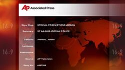 SP AA-0009 JORDAN POLICE News Clip