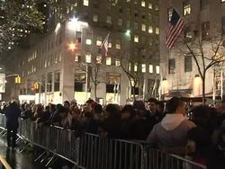 CLEAN: Rockefeller Center turns on Christmas lights News Clip