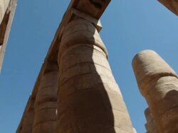 temple of Karnak Stock Footage