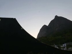 Skateboarding In Rio De Janeiro Stock Footage