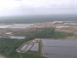AERIAL WS Heavy metal mines with landscape / Florida, United States Stock Footage