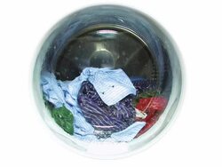 Washing machine - Porthole, isolated Stock Footage