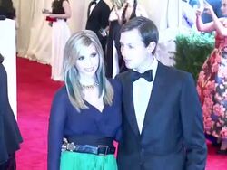 Ivanka Trump and Jared Kushner "PUNK: Chaos To Couture" Costume Institute Gala Stock Footage