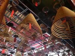 WS International Finance Centre illuminated at night / Hong Kong, Hong Kong, China Stock Footage