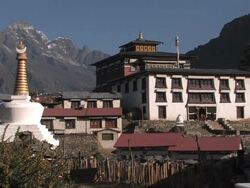 Tengboche Monastery Stock Footage