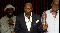 SPEECH - Dave Chappelle at Russell Simmons Rush Philanthropic Arts Foundation to Celebrate 20th Anniversary at Annual Art For Life Benefit Stock Footage