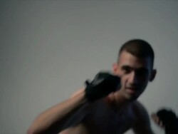 Man boxing Stock Footage