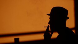 Smoking and alcoholism Stock Footage