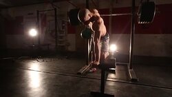 Weight lifting Stock Footage