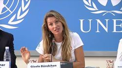 Supermodel visits Kenya as goodwill ambassador for the United Nations Environmental Program News Clip